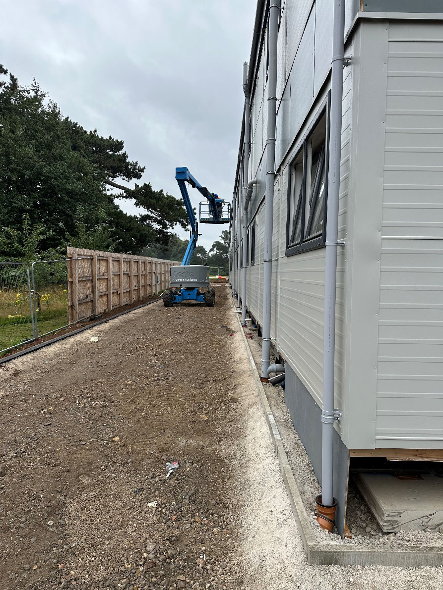 Educational Construction Project in Ware, Hertfordshire for Bowmer & Kirkland - Pinewood School
