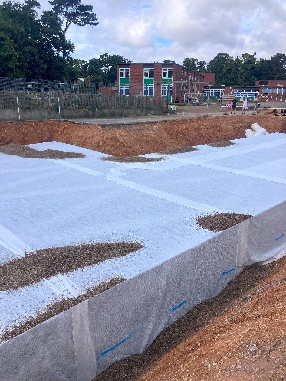 Educational Construction Project in Ware, Hertfordshire for Bowmer & Kirkland - Pinewood School